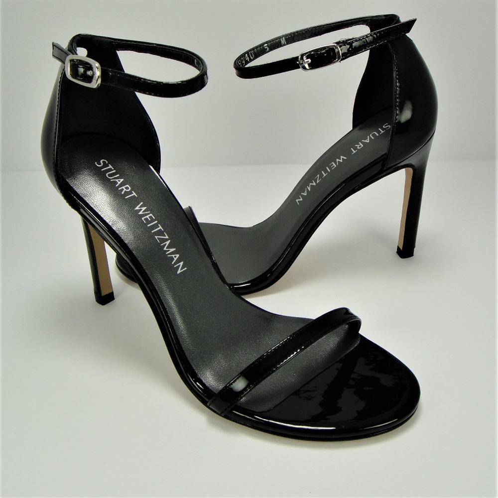 Stuart Weitzman Nudistsong Leather Sandal Size 5